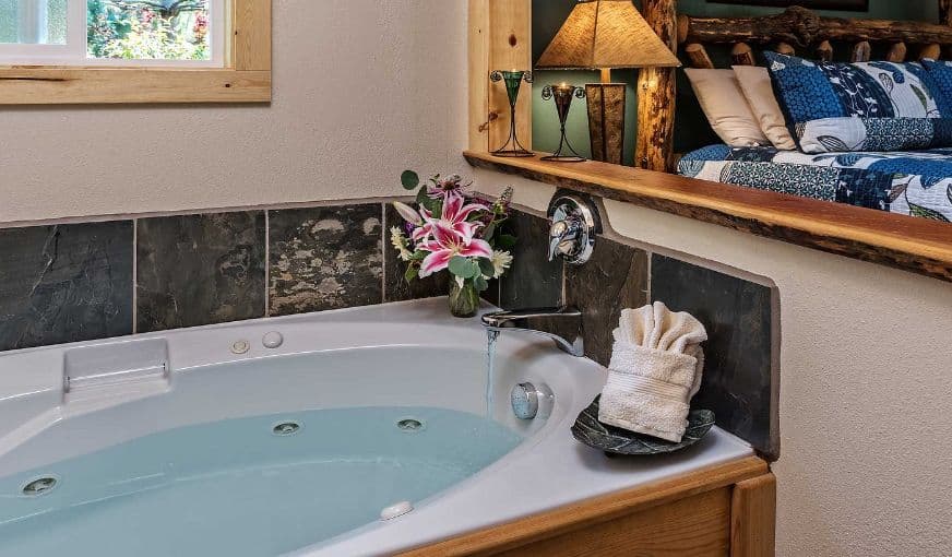 Carson Ridge Luxury Cabins Jacuzzi room